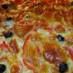 Фоторецепт: Пицца с курятиной и моццареллой