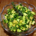Фоторецепт: Салат из манго и авокадо