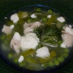 Суп зеленый с курицей