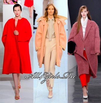 Дизайнеры предлагают яркие и сочные цвета для пальто на осень 2012 