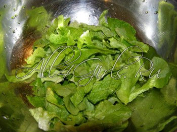 Нарезаем салат лутук